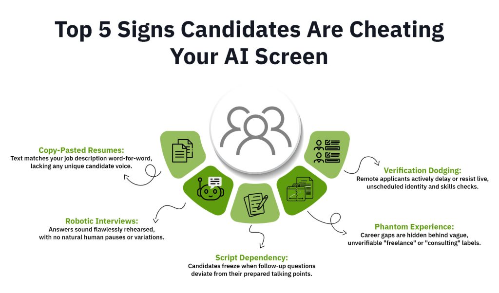 Top 5 Signs Candidate are cheating your AI screen